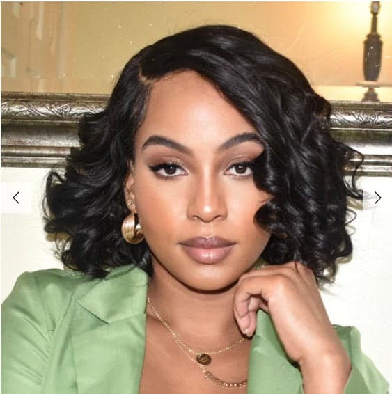 High Density Bouncy Curls 5X5 Closure Glueless Wig